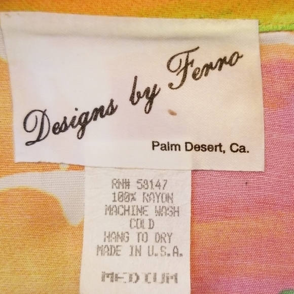 VTG Psychedelic 60s/70s Vibes Ruffled Croptop - Picture 6 of 8